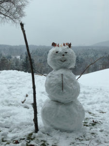 Snowman at Kripalu 72